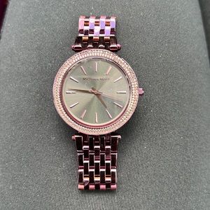 Purple Michael Kors watch.